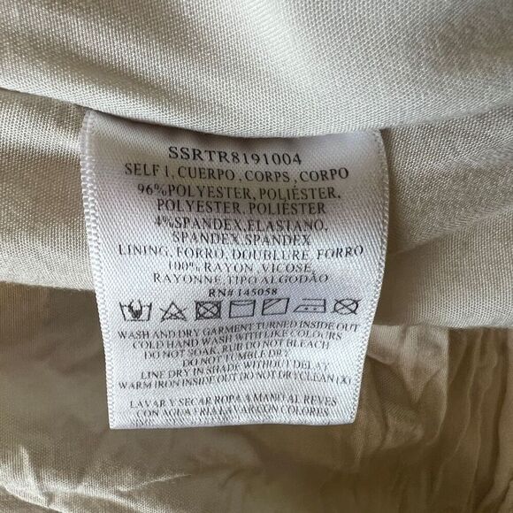 Stylestalker Penny Mini Wrap Dress Off White Bird of Paradise Print Size Small - Picture 15 of 15